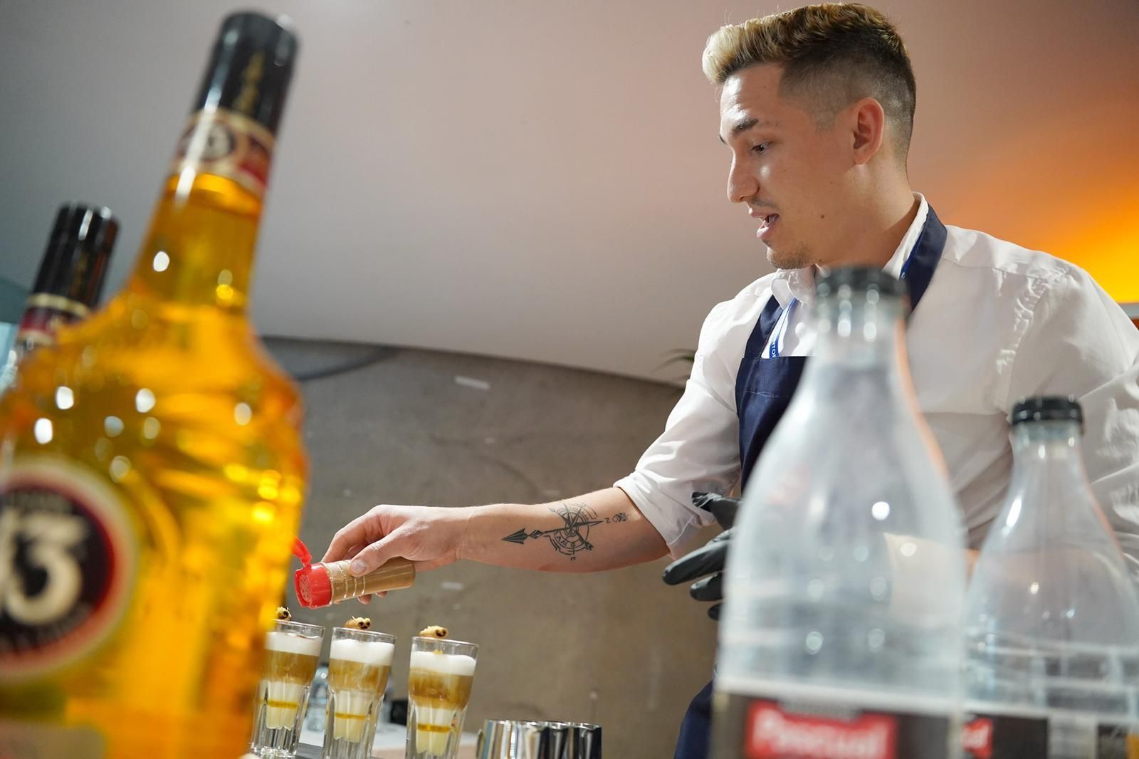 Luis Martínez en el Concurso al Mejor Barraquito de Canarias, celebrado dentro de GastroCanarias 2026.