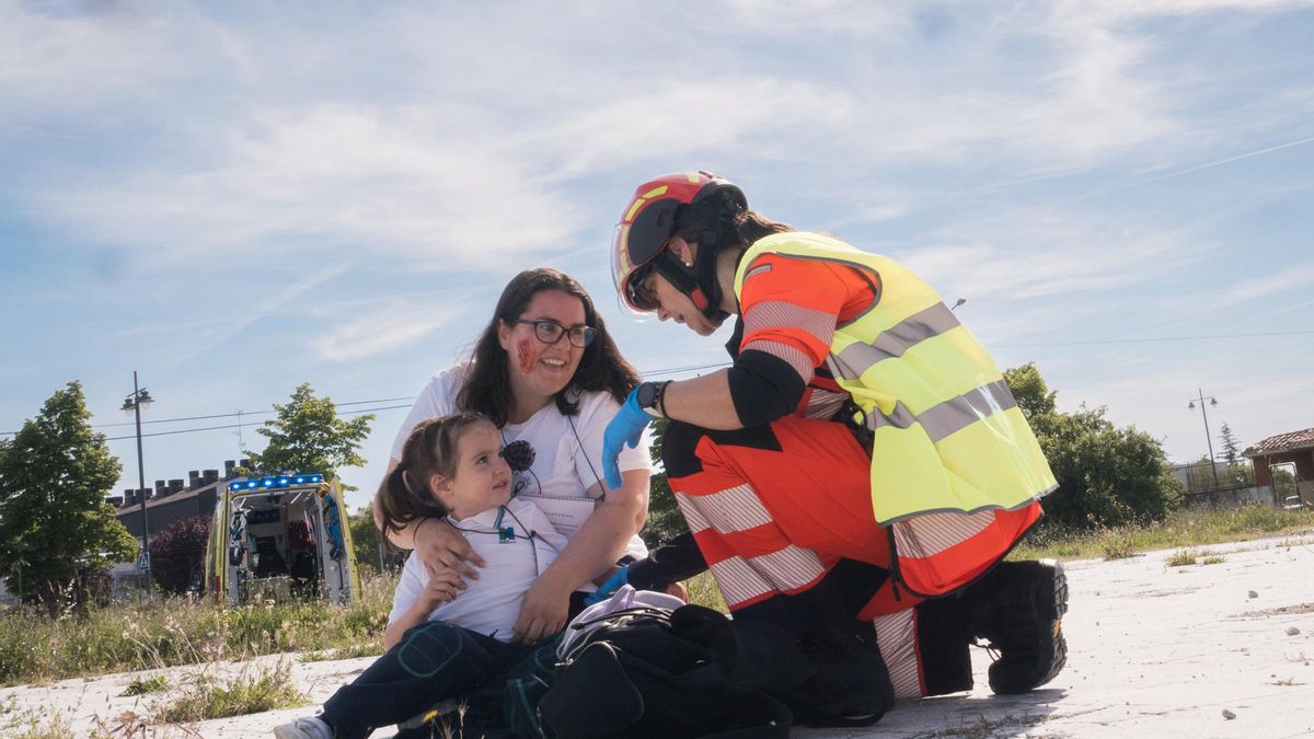 Simulacro de emergencias en Logroño