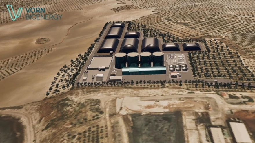 Una planta de 39 millones de euros para transformar 400.000 toneladas de residuos olivareros en gas natural