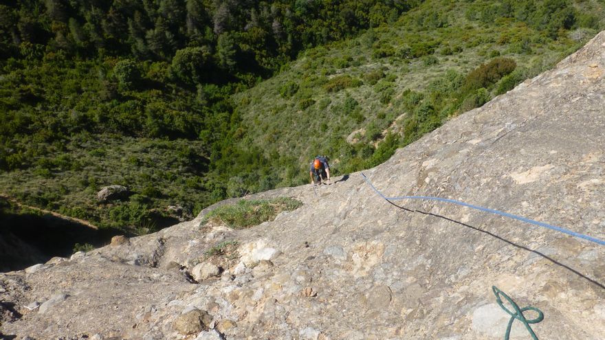 Peña Rueba. Escalada deportiva de largos