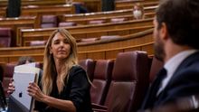 Cayetana Álvarez de Toledo y Pablo Casado en uno de los plenos del Congreso.