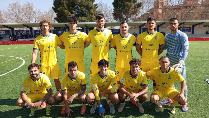 Las Palmas Atlético sabe sufrir para vencer a domicilio al Colonia Moscardó