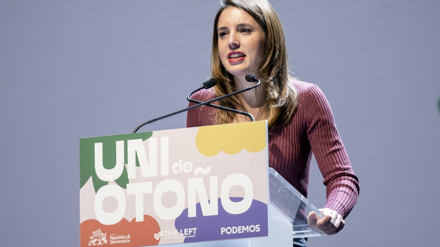 La ministra de Igualdad, Irene Montero.