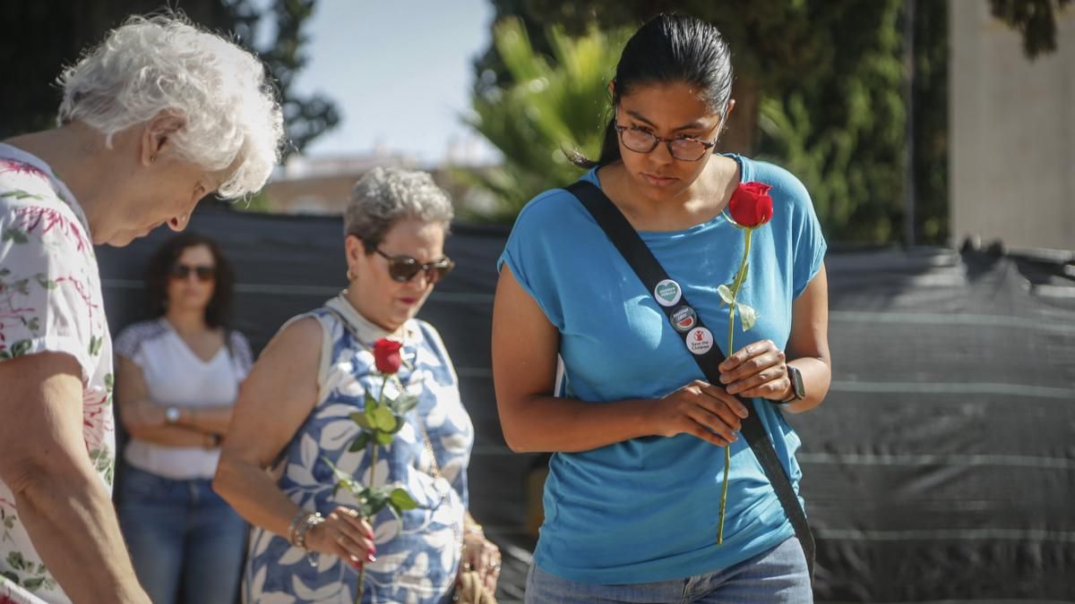 Acto por el Día de las Víctimas del Franquismo en el Cementerio de la Salud