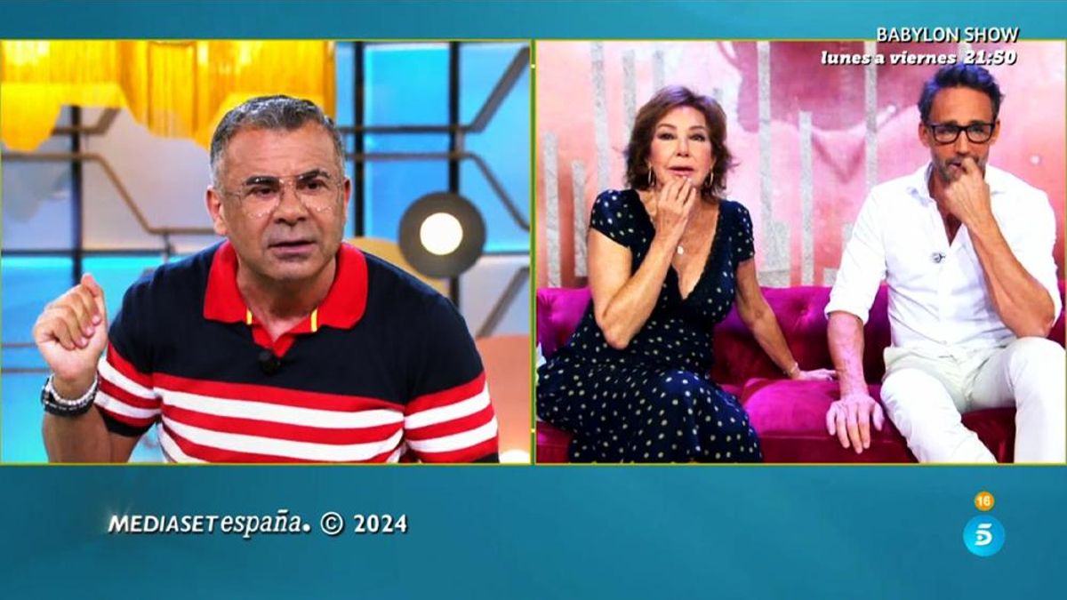 Jorge Javier, Ana Rosa Quintana y Álvaro Muñoz Escassi