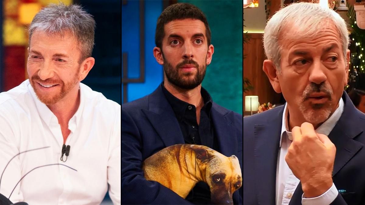 Pablo Motos, David Broncano y Carlos Sobera