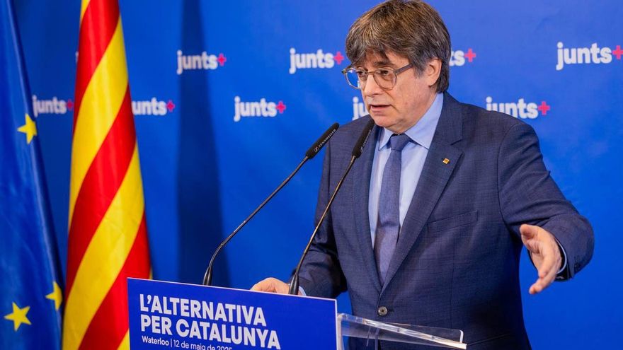 Puigdemont acusa al PP de obstaculizar la oficialidad del catalán: "Conspirar con terceros países es de todo menos lealtad"