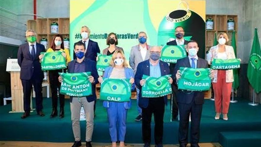 Ocho municipios ondearán la Bandera Verde en pro de la economía circular