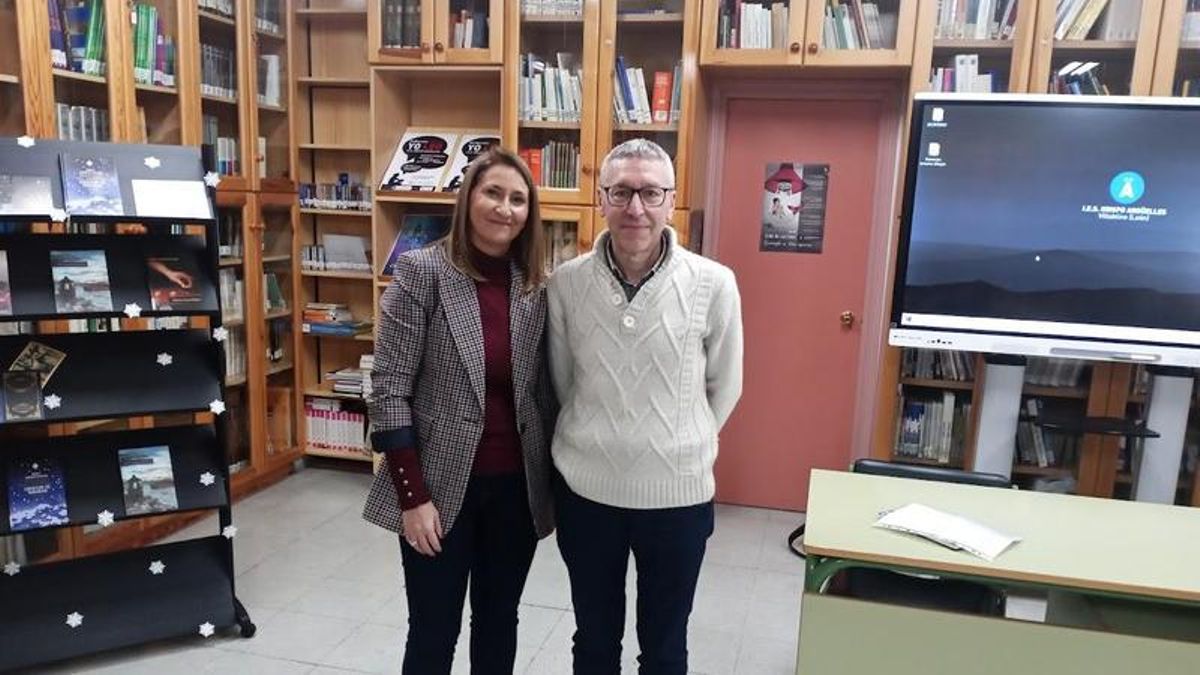 Conversación con Pablo Andrés Escapa: mágico regalo literario de Navidad para alumnos del Instituto Obispo Argüelles