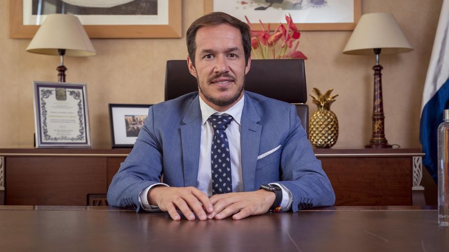 Mariano H. Zapata, presidente del Cabildo de La Palma.