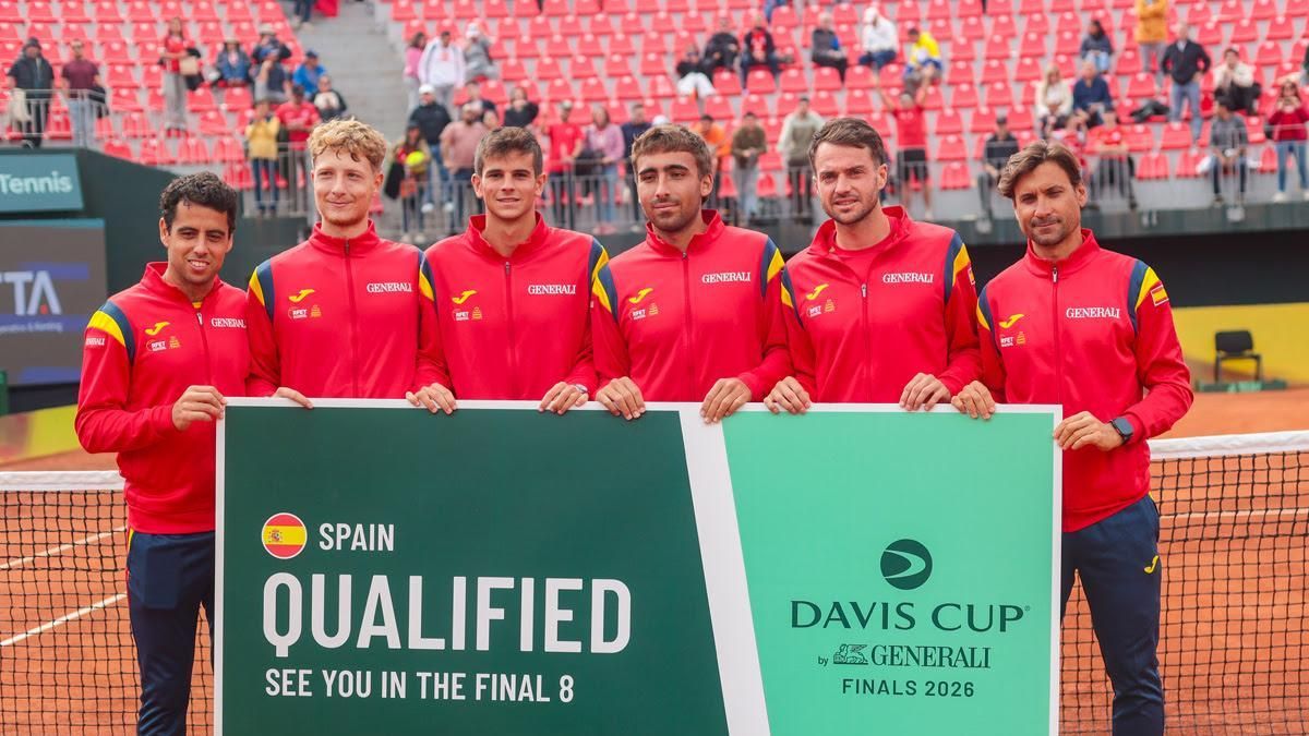 España se clasifica para la Final a 8 de la Copa Davis de tenis: estos podrían ser sus rivales en Bolonia