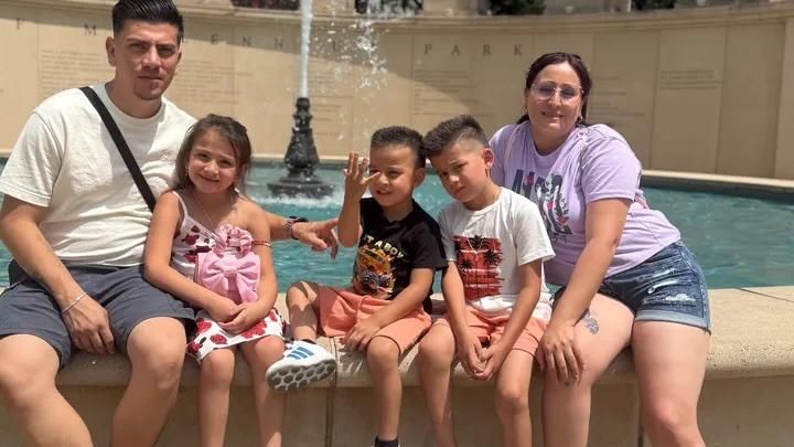 Familia de Christian, herido por el ICE el 26 de enero de 2026.