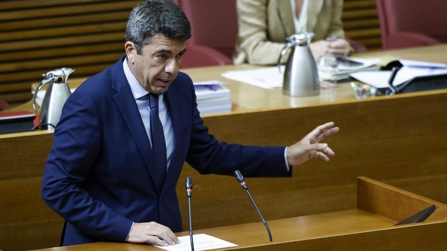 Mazón acusa a la izquierda de usar a las víctimas de la dana por instarle a pedir perdón