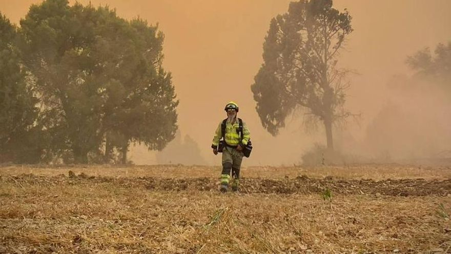 El incendio de Leciñena supera las 3.500 hectáreas calcinadas mientras el de La Fueva queda estabilizado