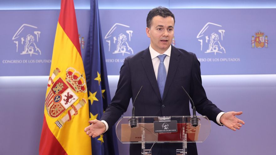 El portavoz del PSOE en el Congreso, Héctor Gómez.