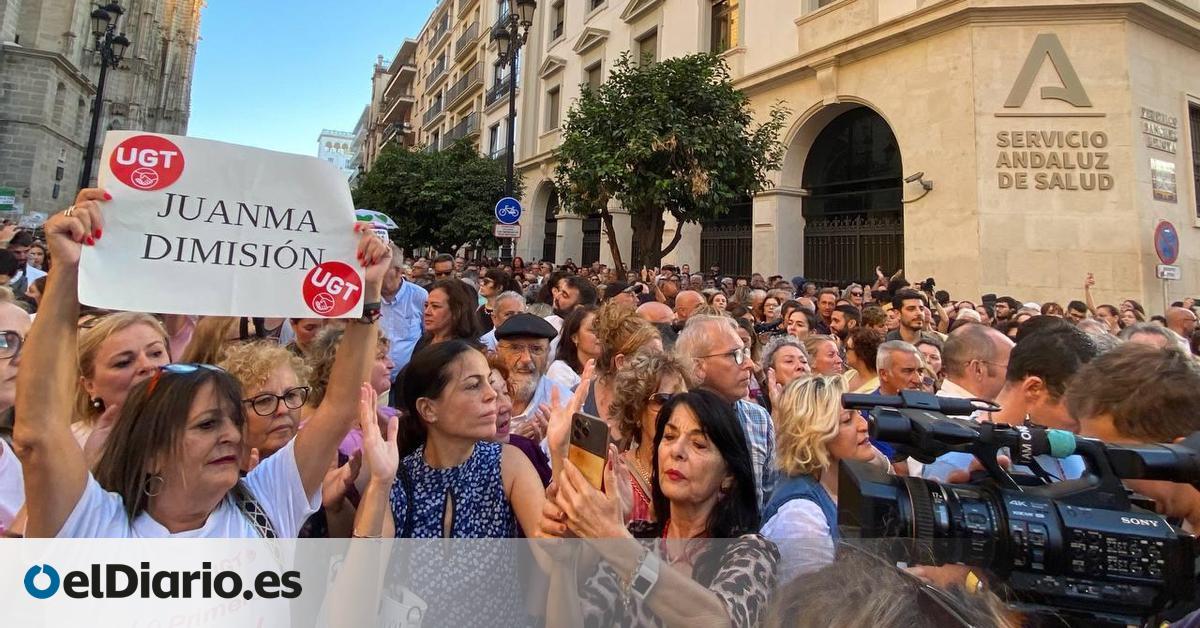 “Moreno Bonilla, fuera de Sevilla”: una multitudinaria manifestación pide dimisiones por el escándalo de los cribados de cáncer