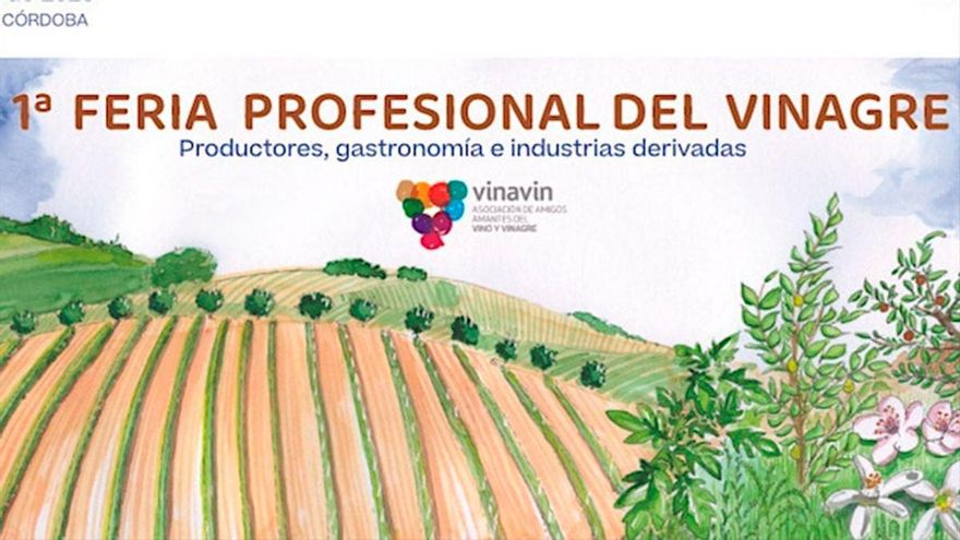 Imagen promocional de la I Feria Profesional del Vinagre.