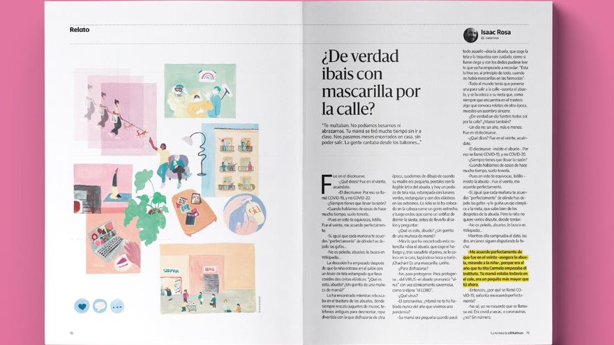 Ilustración, también en análisis o relatos (III)