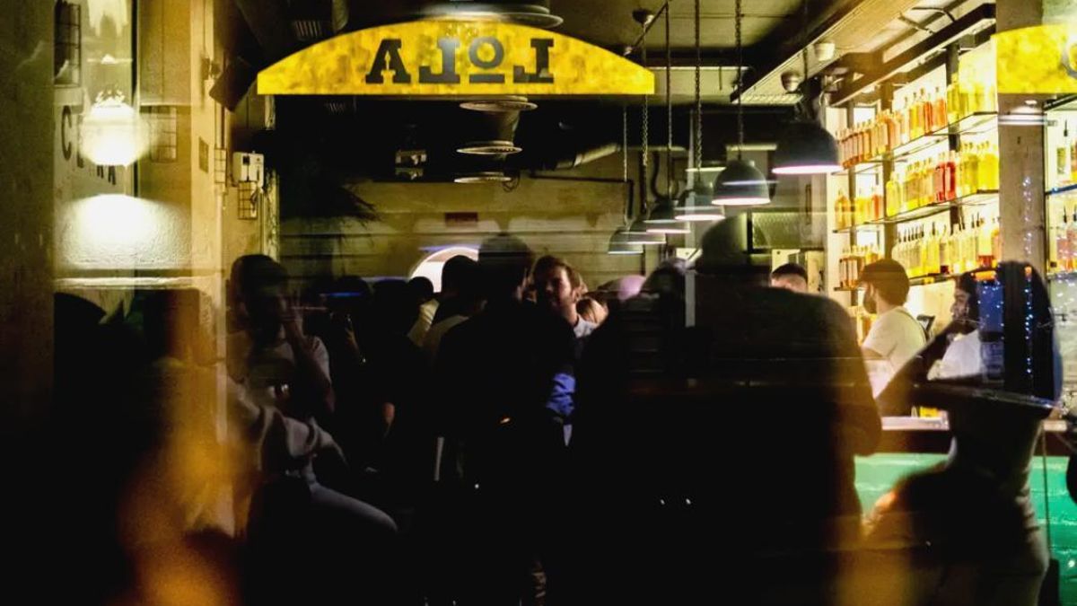 Un local de ocio nocturno en Madrid en diciembre de 2021.