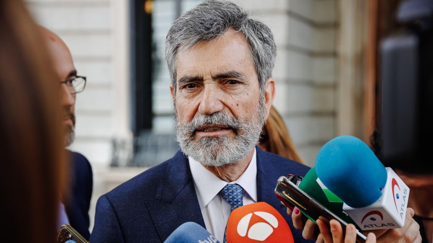 El presidente del Tribunal Supremo y del CGPJ, Carlos Lesmes.