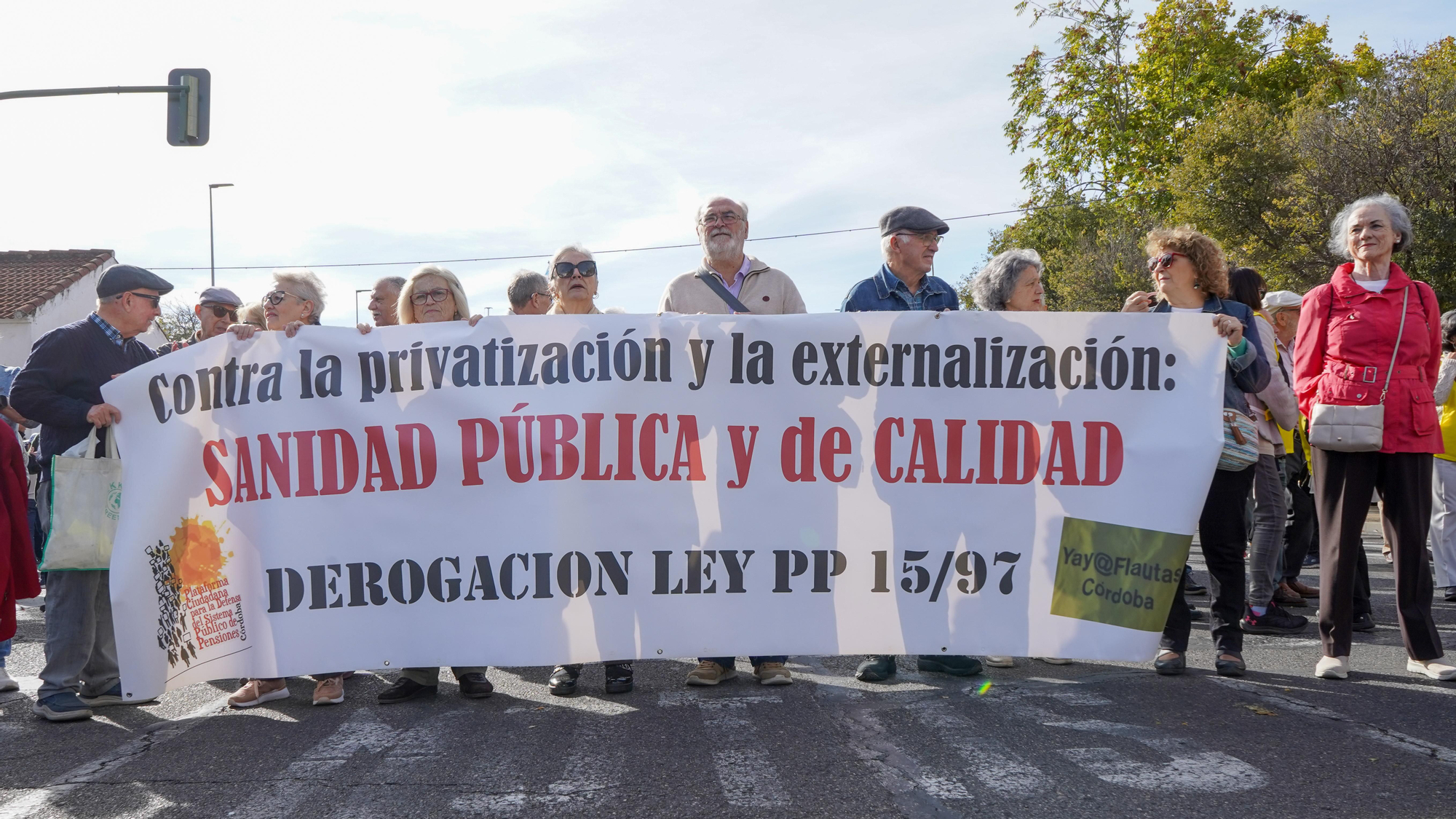 Manifestación en defensa de la sanidad pública