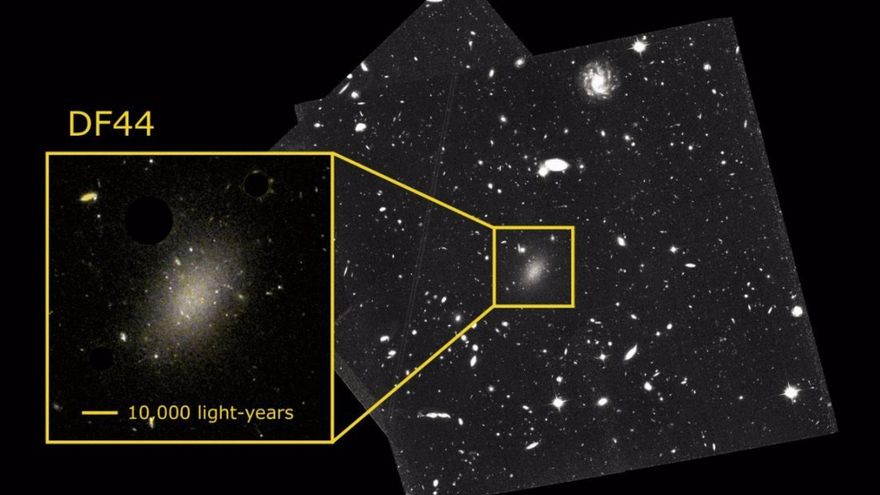 Resuelto el enigma de la extraña galaxia Dragonfly 44, compuesta en un 99,99% de materia oscura