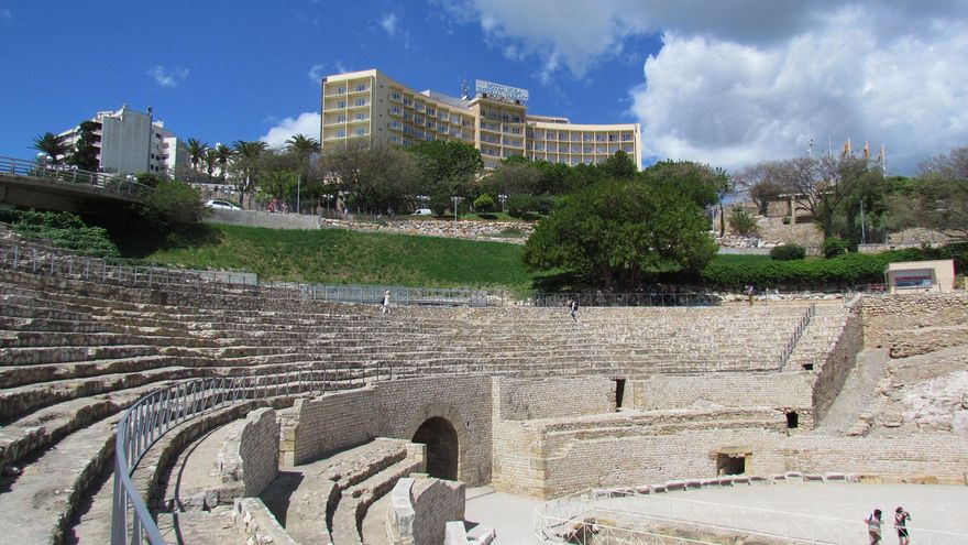 Gradas del Anfiteatro de Tarragona.