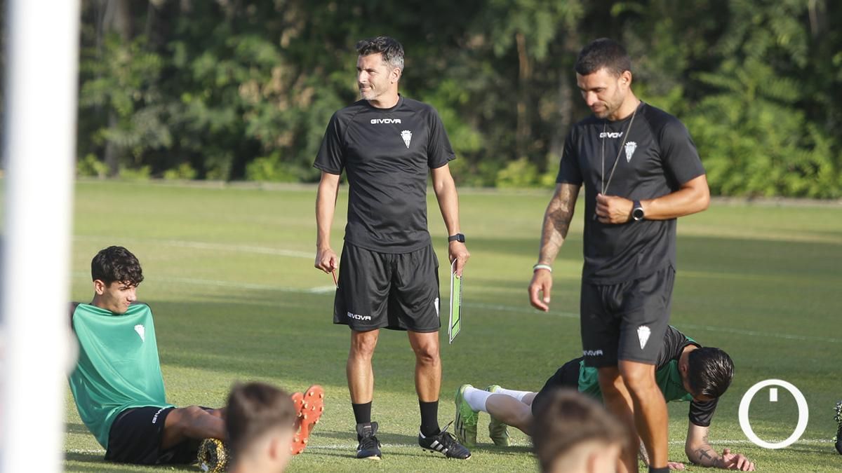 Primer entrenamiento del Córdoba CF tras las vacaciones
