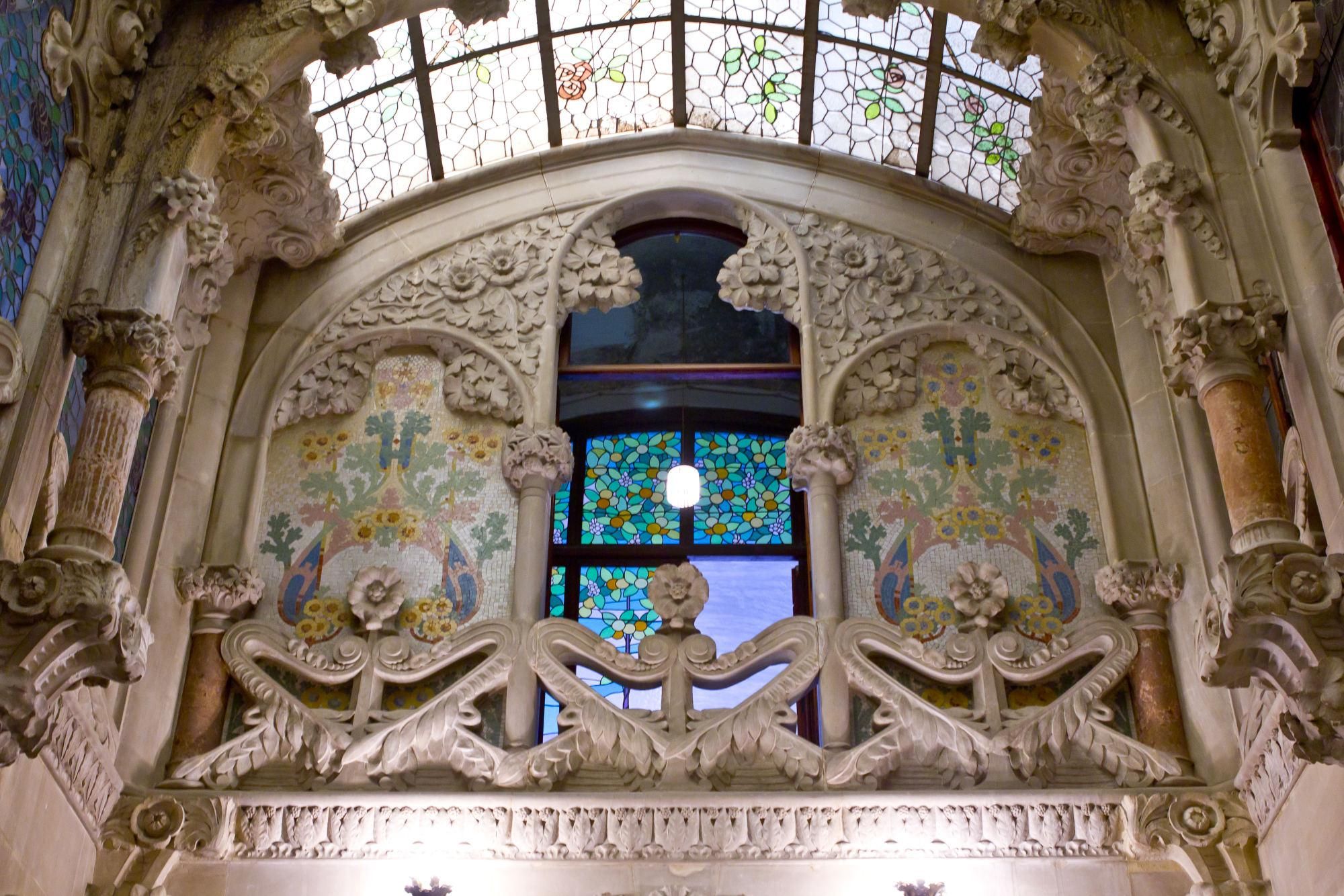 Interior de la Casa Navás, la joya modernista de Reus.