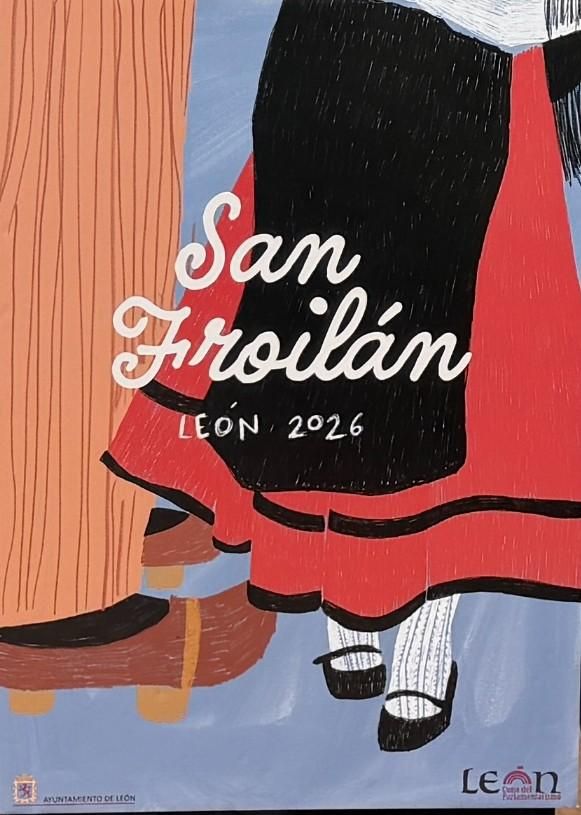 'Los colores de la tradición', cartel de San Froilán 2026, obra de Carmen Hernández García.