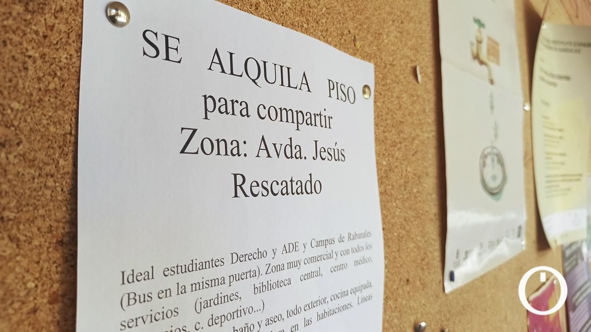 El alquiler de pisos de estudiantes de última hora deja precios de hasta 500 euros por habitación en Córdoba