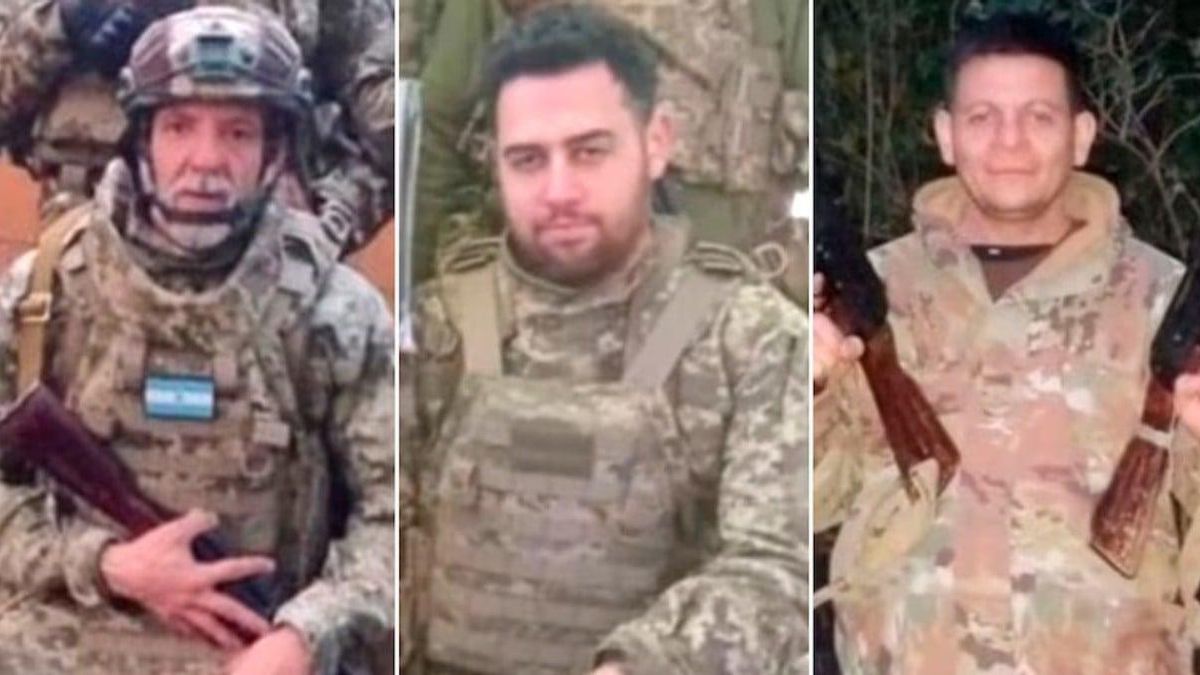 José Adrián Gallardo (53 años), Ariel Achor (25) y  Mariano Franco (47).