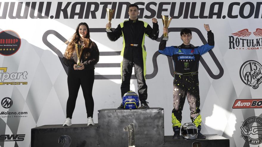 El cordobés Álvaro Carrión vuelve a subirse al podio de la Racing Karting Sequence
