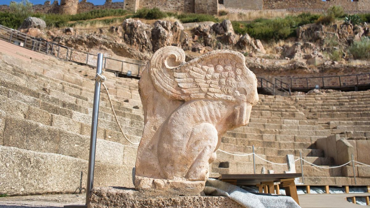 El Teatro Romano de Medellín destaca por la abundancia de sillares conservados