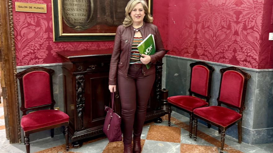 La portavoz de Vox, Beatriz Sánchez Agustino.