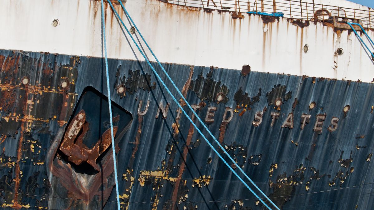 El SS United States ha permanecido varado sin uso alguno durante años