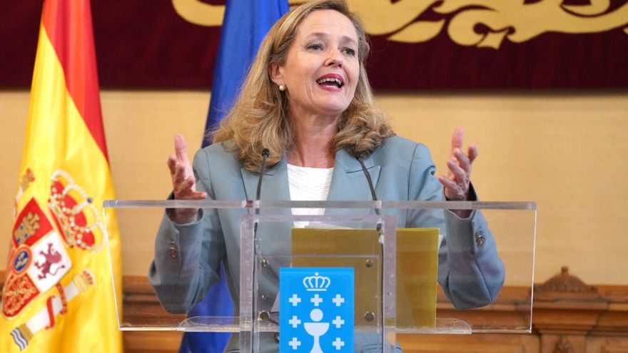 La vicepresidenta primera y ministra de Asuntos Económicos del Gobierno central, Nadia Calviño.