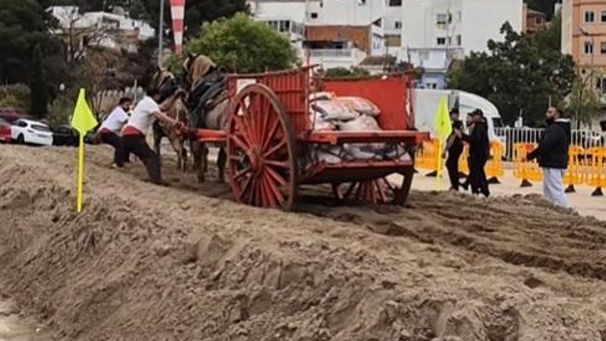 Vox y PP recuperan en Nàquera tras 20 años la competición de 'tiro y arrastre' entre críticas de los animalistas