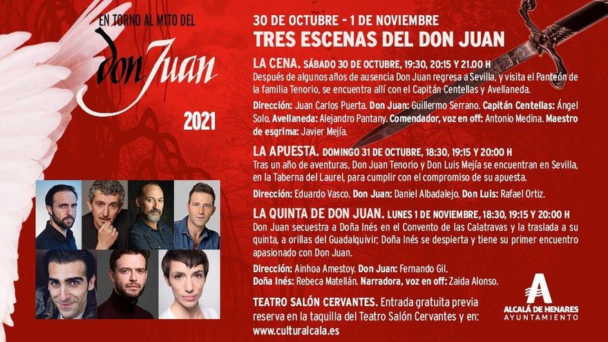 Cartel con la programación