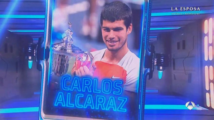 'El Hormiguero' anuncia a Carlos Alcaraz como invitado estrella tras convertirse en número 1 del mundo
