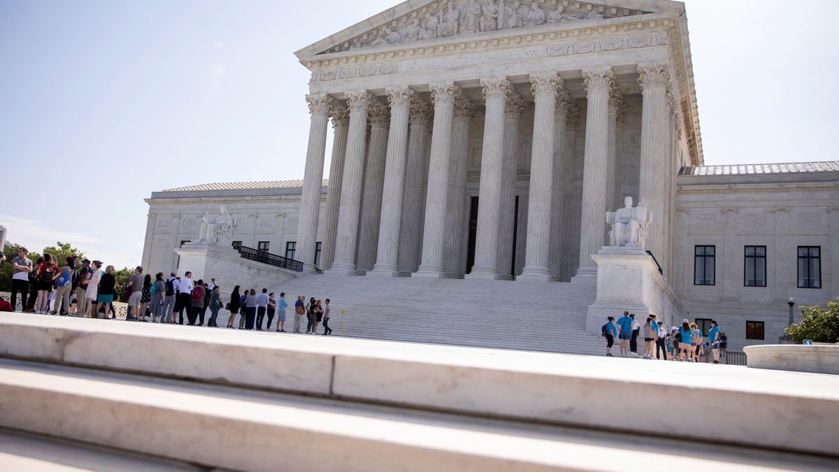 Fotografía de archivo del Tribunal Supremo estadounidense, en Washington (Estados Unidos).