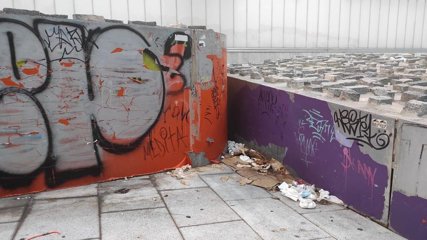 La suciedad se acumula en cada rincón