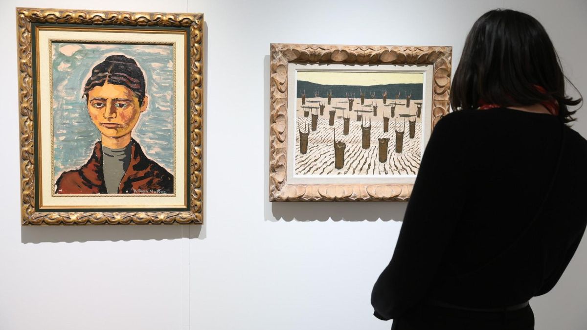 Pinturas, cartas o grabados de Alberti o Tàpies se exhiben en esta exposición sobre una de las figuras más influyentes de la posguerra