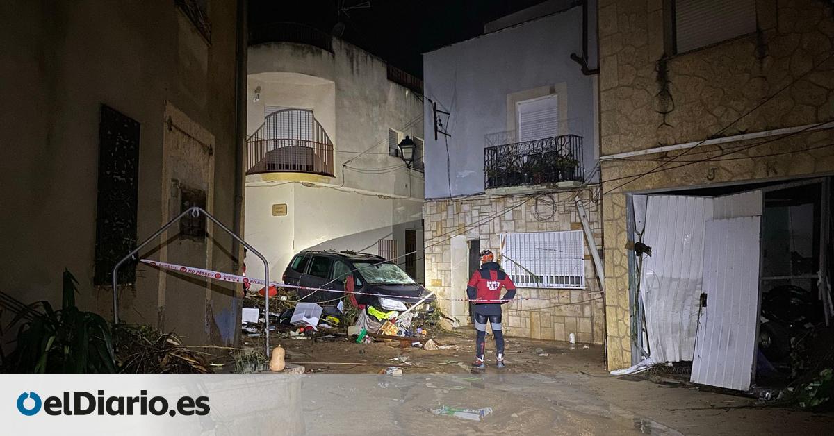 Pueblos inundados, más de 30 rescates y vecinos en pabellones por el paso de la dana Alice en el sur de Tarragona