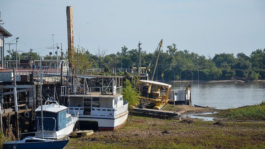 El río Paraná volvió a bajar y sigue muy lejos de sus niveles normales