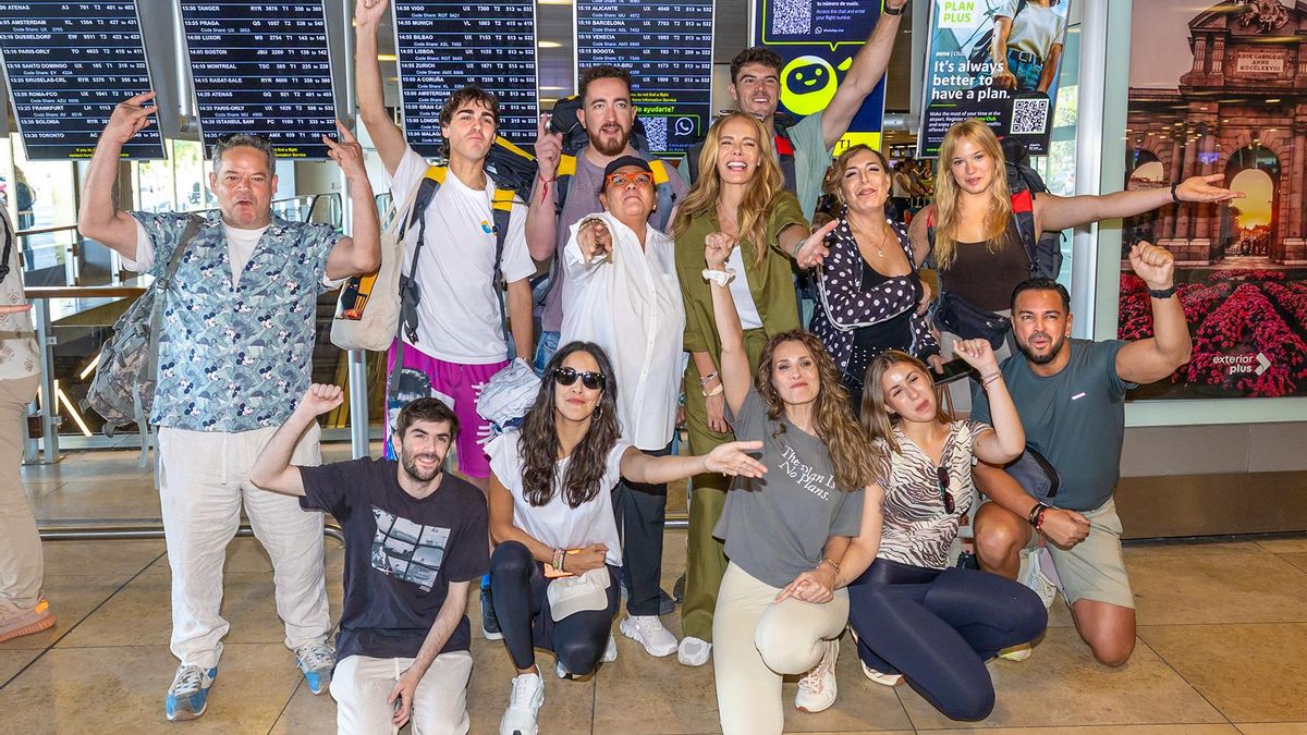 Los concursantes de 'Hasta el fin del mundo 2' en el aeropuerto