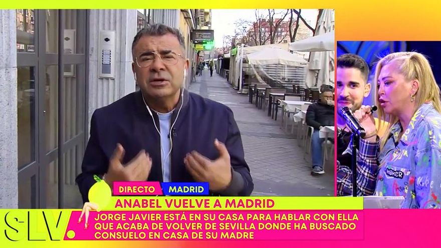 El enfado de Jorge Javier con Belén Esteban a cuenta de la ruptura de Anabel Pantoja y Yulen: "Qué fácil es hablar..."