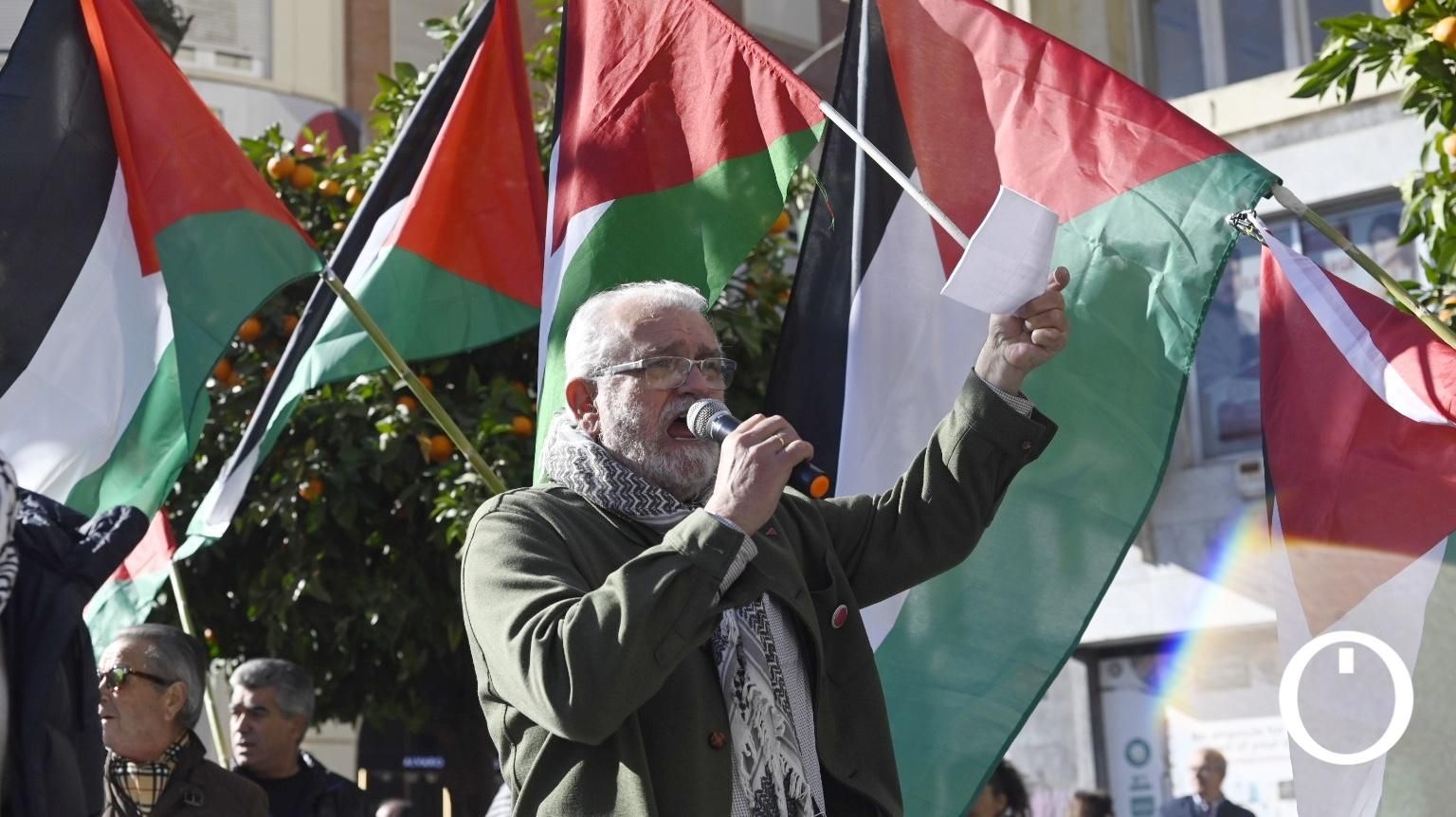 Manifestación por el pueblo Palestino.