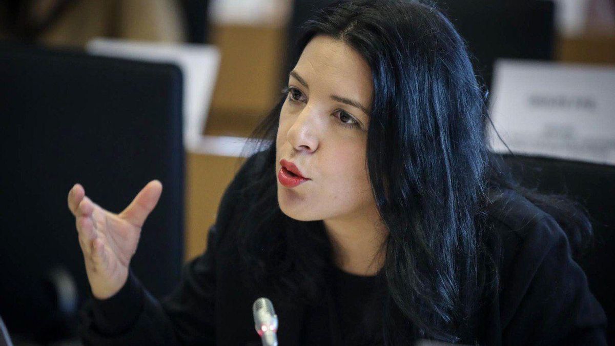 Archivo - La eurodiputada de Podemos Idoia Villanueva