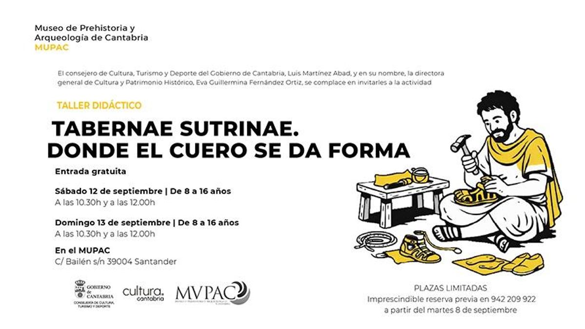 Cultura organiza un taller en el Museo de Prehistoria sobre trabajos con cuero en la antigua Roma